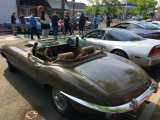 <p>Scenes from the May 19, 2019 Caffeine & Carburetors in downtown New Canaan. Credit: Michael Dinan</p>