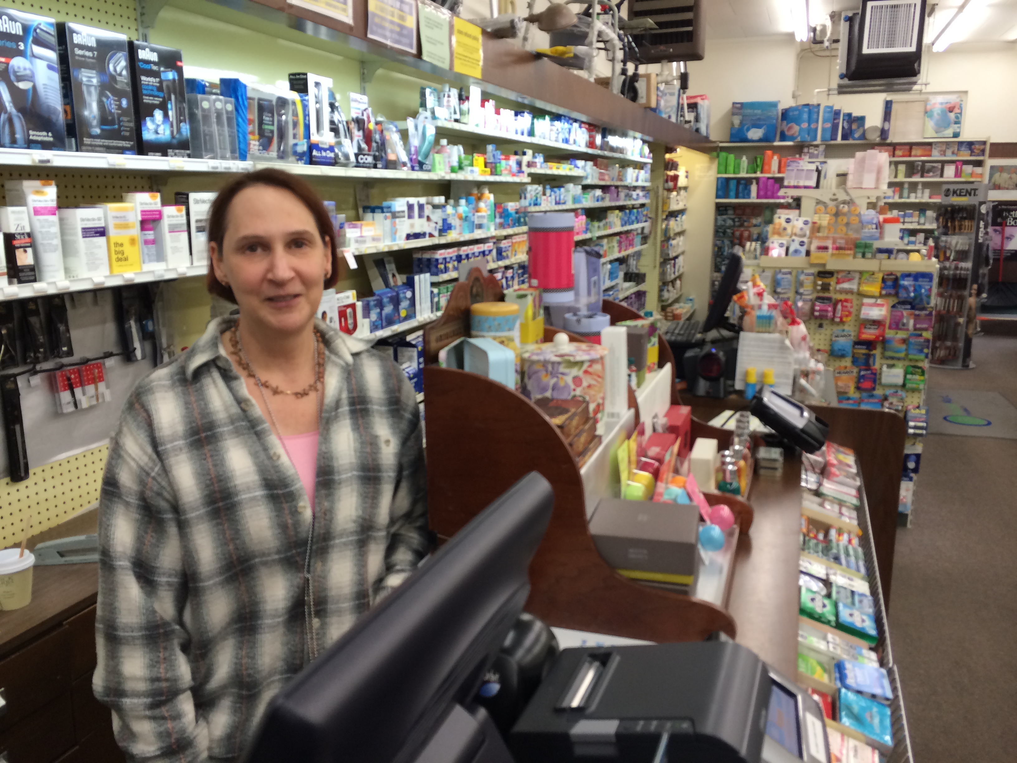 Dorrie Plotnick says Varnum's Pharmacy will occupy a completely renovated space after its move down to the corner of Cherry Street and East Avenue. Credit: Michael Dinan