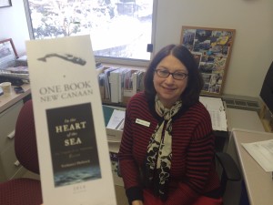 Susan LaPerla of New Canaan Library is helping to lead the #OneBookNewCanaan effort. Credit: Michael Dinan