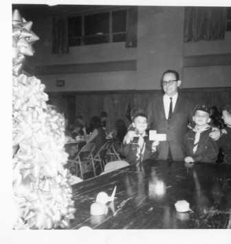 Ray Parry with sons Kevin and Jim in the Cub Scouts, 1965. Contributed photo