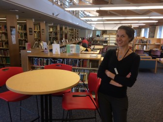 New Canaan Library Teen Services Librarian Cheryl Capitani is giving the teen area at the venerable downtown facility a fresh look. Credit: Michael Dinan
