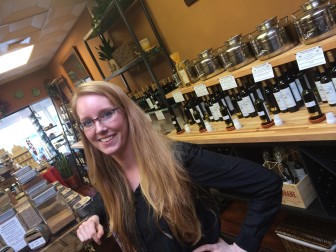 Here's New Canaan Olive Oil owner Heidi Burrows in her Elm Street shop. Credit: Michael Dinan