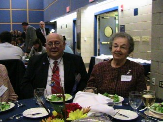 Ray and Ann at the WCSU Hall of Fame induction ceremony, 2009. Contributed photo