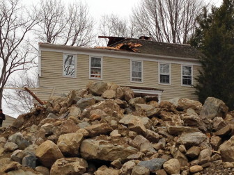 The home at 41 Jelliff Mill Road, which preservationists and historians date to the early 18th Century, has been demolished. 