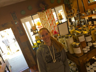 Heidi Burrows, owner of New Canaan Olive Oil, said she saw plenty of foot traffic and will "absolutely" open for future Sunday morning "Caffeine & Carburetors" events. 