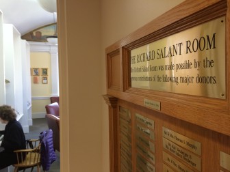 The Richard Salant Room at New Canaan Library.