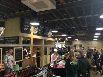 The far side of the floor at Mrs. Green's during its April 17, 2014 soft launch.