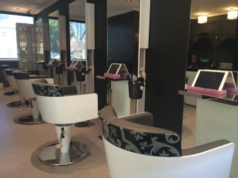 Inside Le Boudouir, a new salon at 160 Main St. in New Canaan.