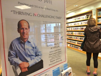 New Canaan resident David Jaffe (pictured, president and CEO of Ascena Retail Group, will speak as part of New Canaan Library's "Conversations with Business Leaders" series, at 5 p.m. on Sunday May 4. (Registration info here for the free event: http://bit.ly/QZNKPR)