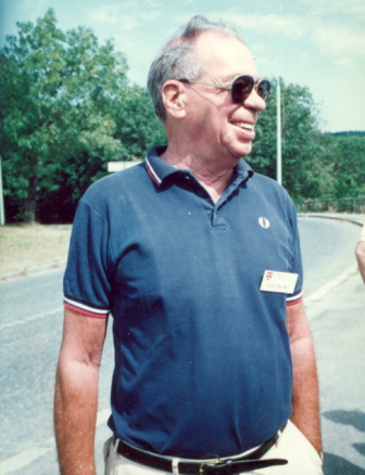 Dick Salant at Harvard. Photo courtesy of Sarah Salant Gleason