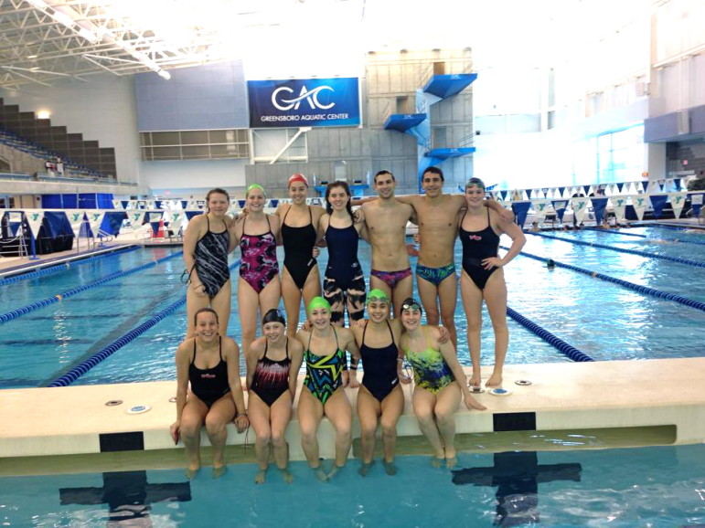 At Y Nationals, 2014. Back row: Katie Colwell, Jenna Egan, Kristen Moss, Mia Bullock, Bobby Lesko, Mark Forese, Meghan Egan. Sitting: Alex Aliapolous, Lizzy Colwell, Libby O'Hare, Victoria Chao, Audrey Ettinger. Contributed photo 