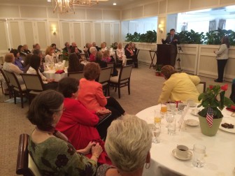 More than 50 New Canaan residents attended May 14, 2014 League of Women Voters of New Canaan annual luncheon at the Country Club of New Canaan, featuring guest speaker Sen. Chris Murphy. Credit: Michael Dinan