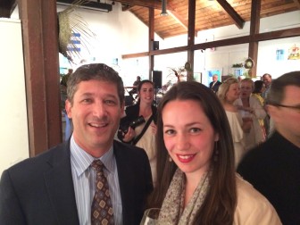 Greenwich resident and Stamford attorney Steve Certilman and Sophia Forster at "A Night in Havana" on May 17, 2014. The inaugural fundraiser for the Carriage Barn Arts Center, the event is built around "Absolut Kuba!"—part of Certilman's private art collection, on public display for the first time in an exhibition running through June 1 at the center.