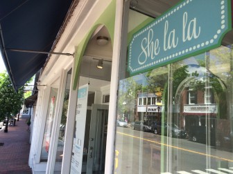 Here's the Main Street entrance to She la la at number 120, just at the bottom of Elm. Credit: Michael Dinan