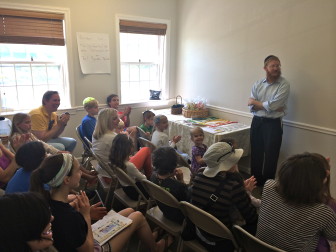 Rabbi Levi Mendelow at Chabad New Canaan Jewish Center on June 1, 2014. Credit: Michael Dinan
