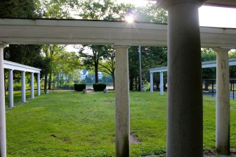 Colonnade at Mead Park. Credit: Terry Dinan