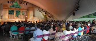 Outdoor Tent Theatre of Summer Theatre of New Canaan.