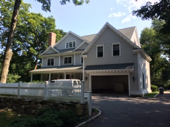 This 2006-built Colonial on .53 acres on Parade Hill Road sold in August 2014 for $2,025,000. Credit: Michael Dinan