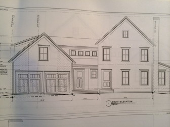 Specs for the planned new home at 386 South Ave. are from New Canaan-based Schattino Architects.