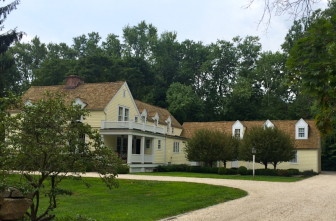 This 5-bedroom, 1940 Colonial on Oenoke Ridge includes 1.31 acres and nearly 5,000 square feet of living space. It sold in July 28, 2014 for $2,635,000. Credit: Michael Dinan