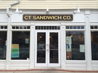 CT Sandwich Co. on Pine Street opened in late October 2013. It does a brisk business for families, teens and professionals in New Canaan. Credit: Michael Dinan