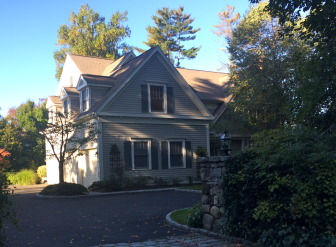 This 1998 Colonial at the top of Elm Street—it's the second-to-last driveway on the right as you travel toward Weed—includes 5,769 square feet and sits on just over one acre. It sold in September 2014 for $2,125,000. Credit: Michael Dinan 