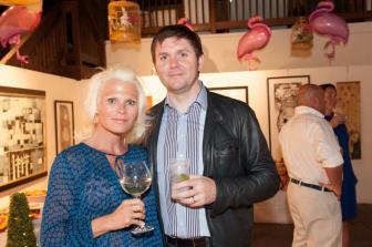 Jacqueline and Mark Dorman, earlier this year at a Carriage Barn Arts Center gala. Contributed photo