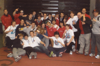 2011 NCHS Indoor Track Team, state champions—the school's first since 1951, team member Grayson Cordes says. Contributed