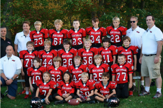 New Canaan Youth Football 3rd Grade Red Team, co-FCFL champs in 2014