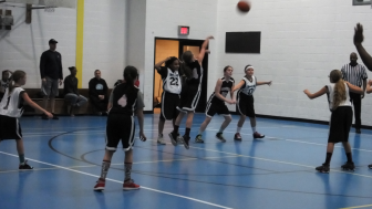 New Canaan 6th Grade Girls Basketball team, December 2014. Contributed