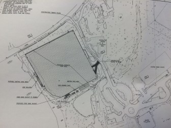 Site plans from for a new baseball-soccer field proposed by St. Luke's School. 