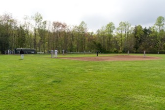 St. Luke's School existing baseball field. A plan has been filed to create a synthetic turf field here. Photo courtesy of St. Luke's School