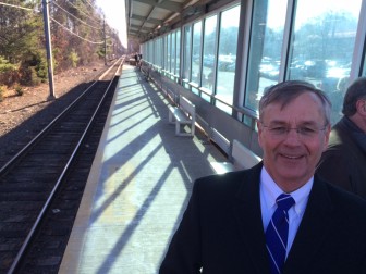 Connecticut Department of Transportation Commissioner James Redeker at the Springdale Station in Stamford on Jan. 13, 2015. Credit: Michael Dinan