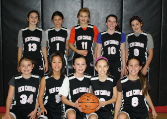 New Canaan 6th Grade Girls Basketball Team. Contributed