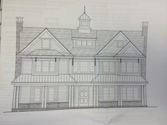 This 14-room home, 7,153-square-foot home is planned for 51 Harrison Ave. Specs by Greenwich's Christopher Hull