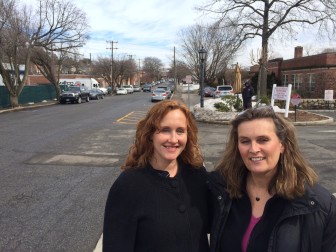 Sunan Jones (L) and Alicia Hart (R) launched Upscale Resale CT one year ago. The online consignment shop and service has seen steady growth in sellers and buyers. Credit: Michael Dinan