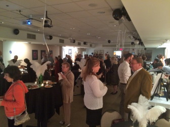 The March 25, 2015 speakeasy at New Canaan Library. Credit: Michael Dinan