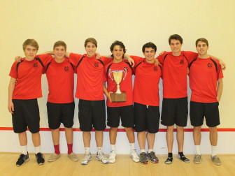 New Canaan High School Squash Boys Varsity team finished as the #2 public high school team in the country and 27th overall in the U.S. (among both private and public schools) at the U.S. High School Team Squash Championships in February. Contributed