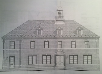 A site plan for the new Post Office on Locust Avenue was filed April 14, 2015 with the Planning & Zoning Department. Plans calls for a two-story, Federal-style building whose first floor would be occupied by the Post Office, with second-floor offices. Specs by James Schettino Architects of New Canaan