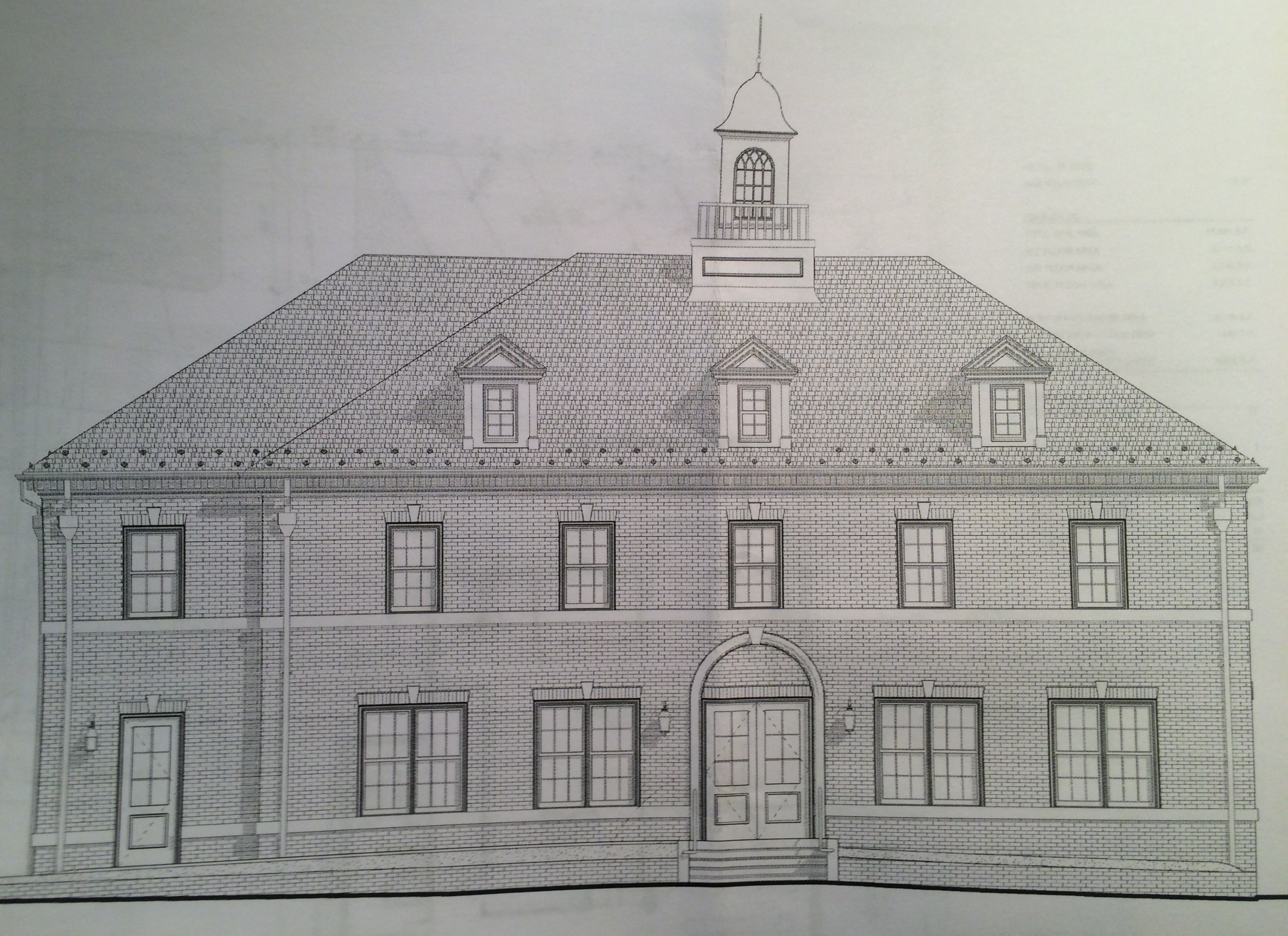 Look Plans For New Post Office On Locust Filed With Town