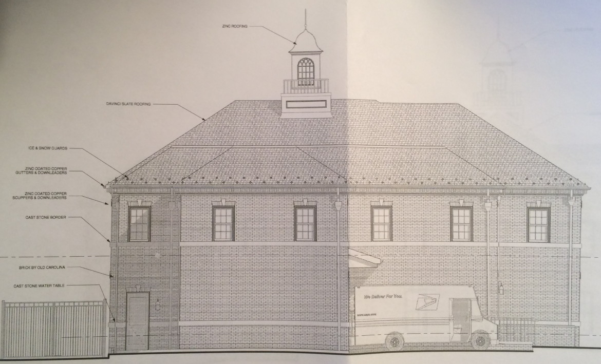 LOOK Plans for New Post Office on Locust Filed with Town