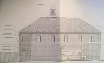 A site plan for the new Post Office on Locust Avenue was filed April 14, 2015 with the Planning & Zoning Department. Plans calls for a two-story, Federal-style building whose first floor would be occupied by the Post Office, with second-floor offices. Specs by James Schettino Architects of New Canaan