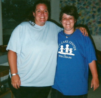 Wendy Hower, director of the Afterschool program at Day Care, and I circa 2003.