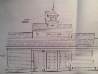 Here's the pool house planned for 24 Country Club Road. 