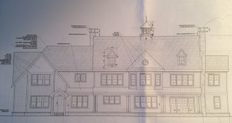 This new home at 24 Country Club Road will cost about $1.3 million to build and will include an attached pool house. Specs by Greenwich-based CAH Architecture and Design LLC