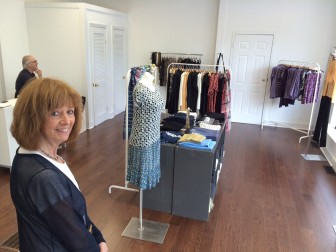 Jill Stern of Shen New York on Morse Court in New Canaan. The shop soft-opened mid-May and will hold a grand opening in August. Credit: Michael Dinan