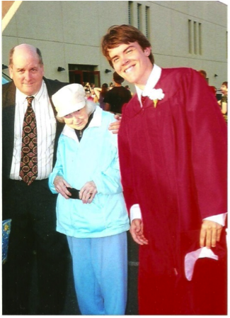 My nana and Uncle Dusty at my high school graduation in 2009. As their only grandson and nephew, respectively, having them there was a moment of incredible pride for me, as well as them.