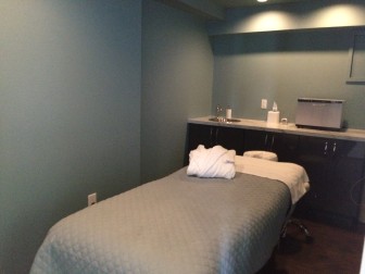 One of the massage rooms at Ciel Eau. Photo by Mackenzie Lewis
