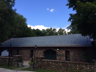 A brand-new roof on the Carriage Barn at Waveny—July 22, 2015 photo. Credit: Michael Dinan