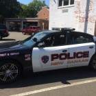 New Canaan Police Patrol Car